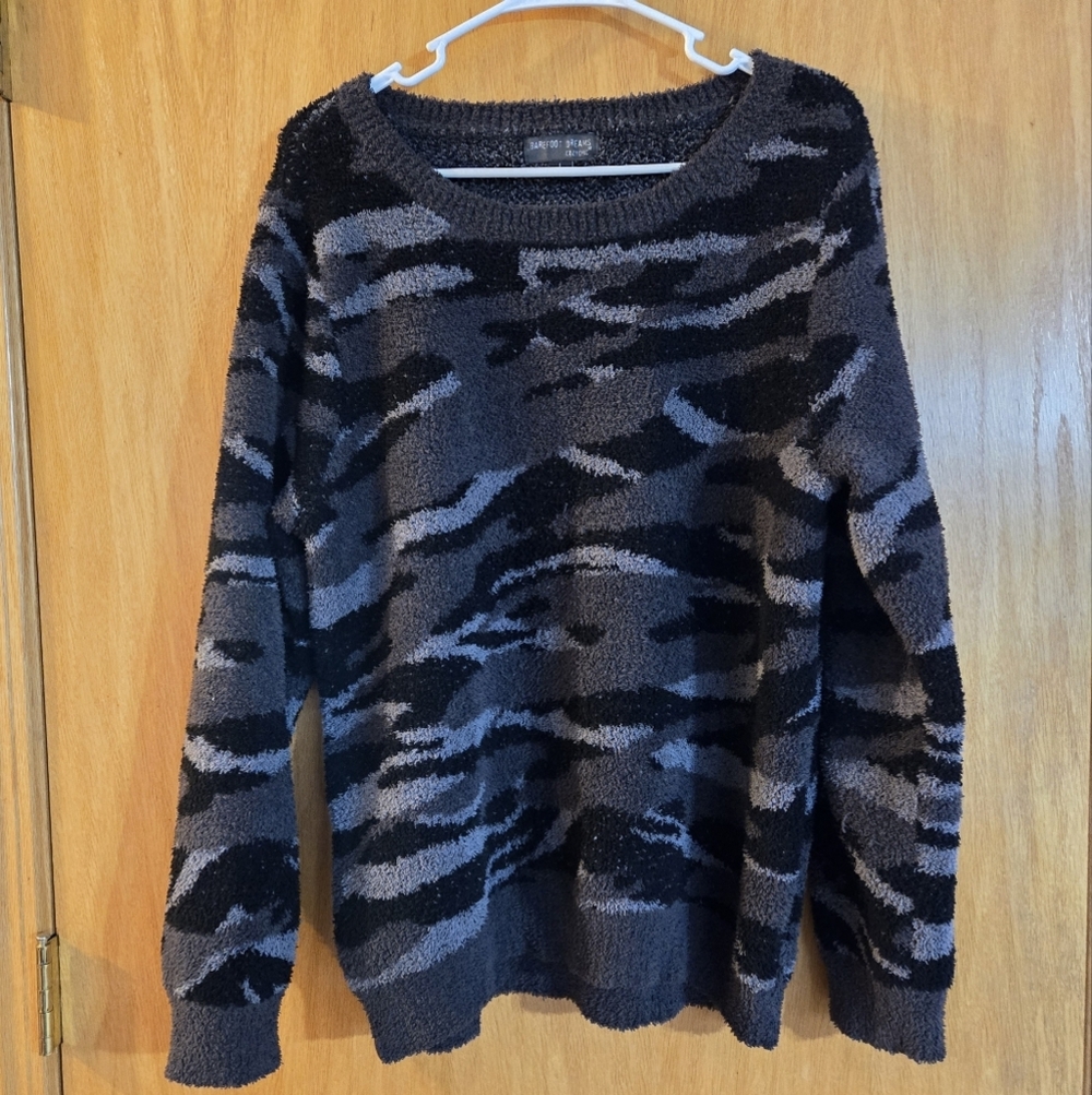 Barefoot Dreams Cozychic Camo Sweater